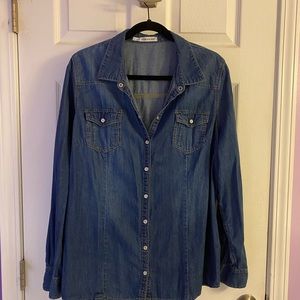 Maurices Denim Button Up